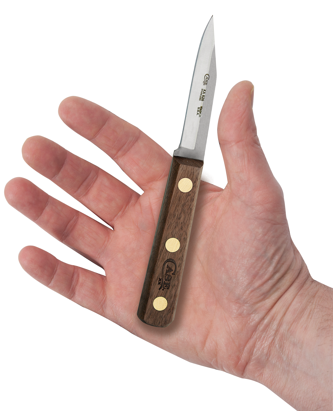 Household Cutlery 3" Clip Point Paring Knife (Solid Walnut)