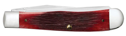 Case XX™ John Wayne Commemorative Barnboard Jigged Dark Red Bone Trapper Pocket Knife 07444