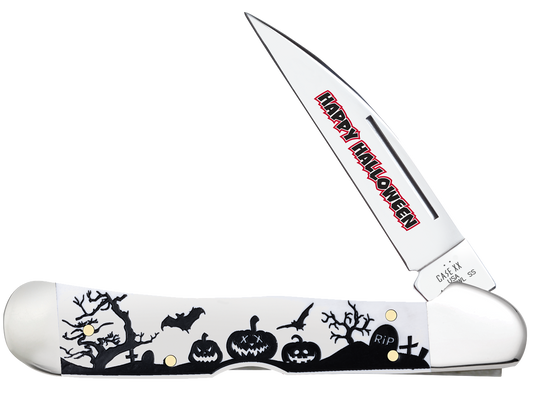 Halloween White Synthetic Smooth CopperLock