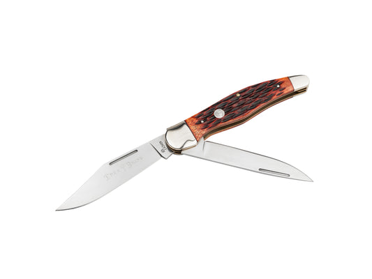 Boker Treebrand Folding Hunter Jigged Brown