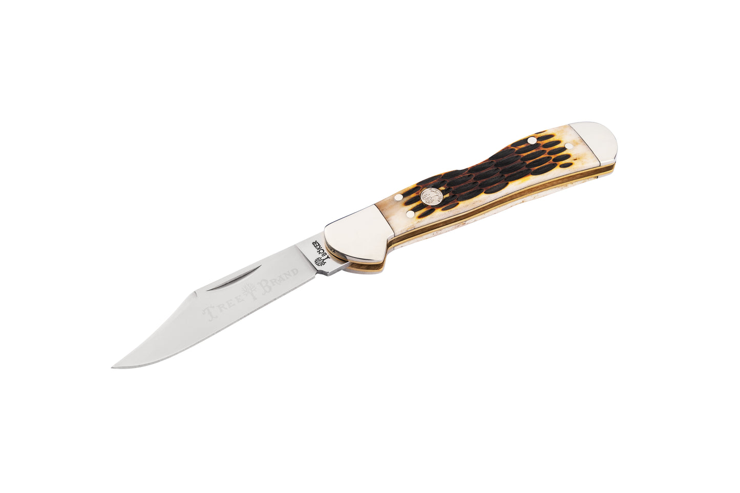 Boker Treebrand Copperhead Backl Amber Jigged Bone