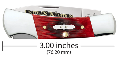 Limited XX® Edition XXXVII Barnboard Jig Old Red Bone Lockback