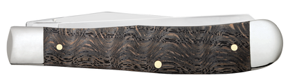 Smooth Black Curly Oak Wood Trapper