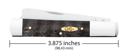 Black Curly Oak Smooth Wood Razor