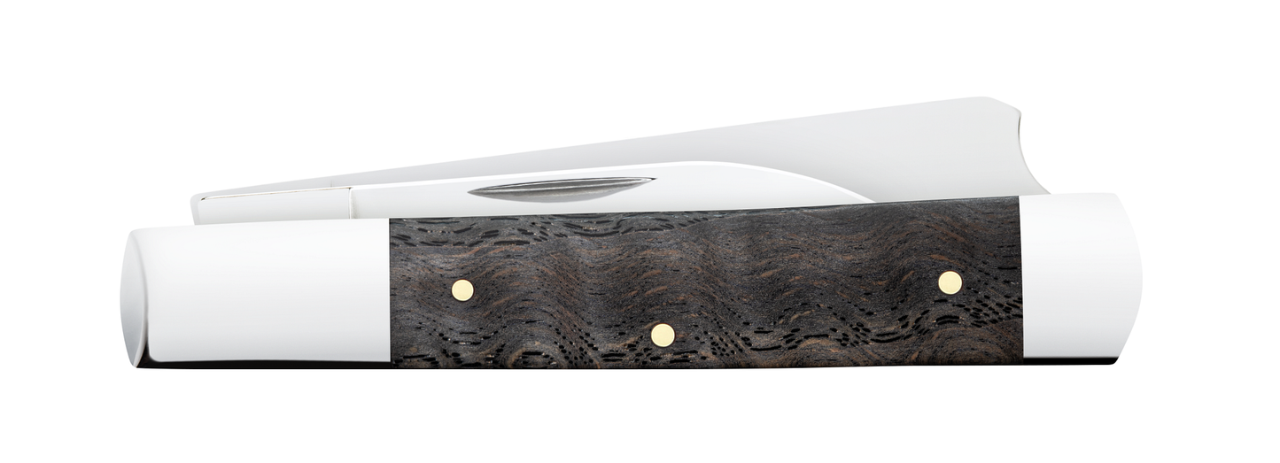 Black Curly Oak Smooth Wood Razor