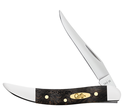 Smooth Black Curly Oak Wood Small Texas Toothpick