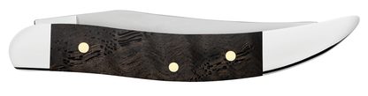 Smooth Black Curly Oak Wood Small Texas Toothpick