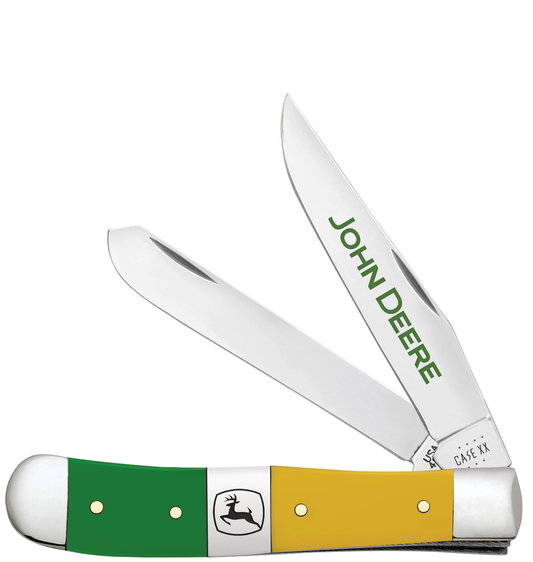 John Deere Smooth Green & Yellow Synthetic Trapper Gift Set