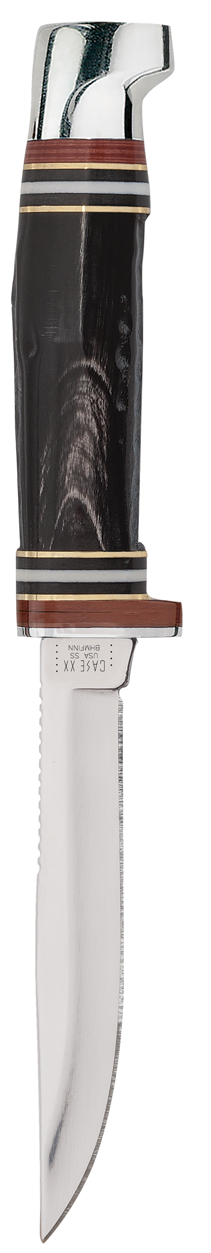 Buffalo Horn Mini FINN Hunter with Leather Sheath