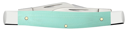 Seafoam Green G-10 Smooth Medium Stockman