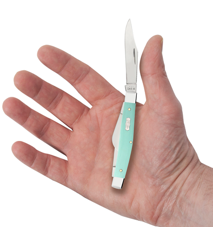 Seafoam Green G-10 Smooth Medium Stockman