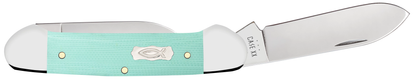 Seafoam Green G-10 Smooth Canoe