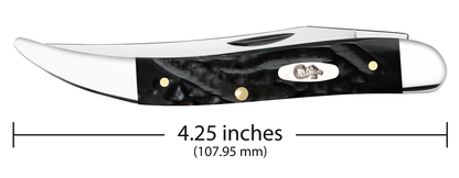 Jigged Rough Black® Synthetic Medium Texas Toothpick