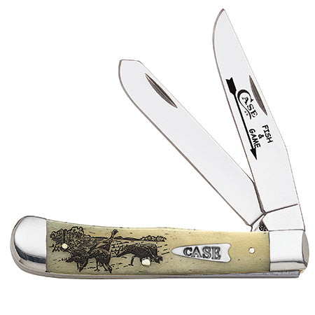 Natural Bone Etched Turkey Trapper