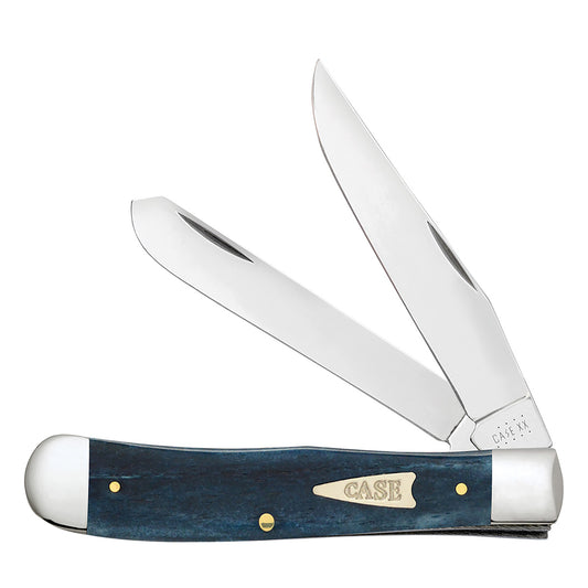 Mediterranean Blue Bone Trapper With Arrowhead Shield