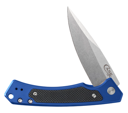 Blue Anodized Aluminum G-10 Marilla