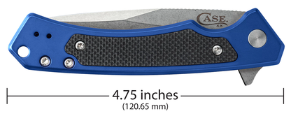 Blue Anodized Aluminum G-10 Marilla