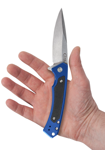 Blue Anodized Aluminum G-10 Marilla