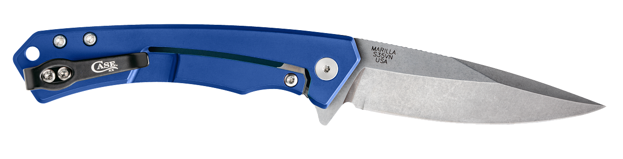 Blue Anodized Aluminum G-10 Marilla