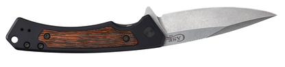 Walnut Wood Black Aluminum Marilla