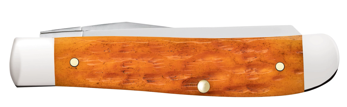 Persimmon Orange Peach Bone Mini Trapper