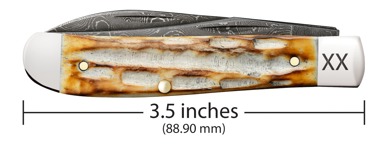 Burnt Natural Bone Deep Canyon Jig Mini Trapper