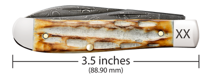 Burnt Natural Bone Deep Canyon Jig Mini Trapper