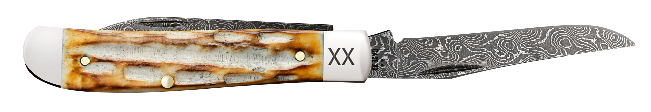 Burnt Natural Bone Deep Canyon Jig Mini Trapper