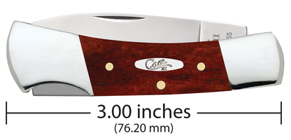 Smooth Chestnut Bone Lockback
