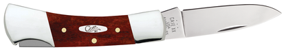 Smooth Chestnut Bone Lockback
