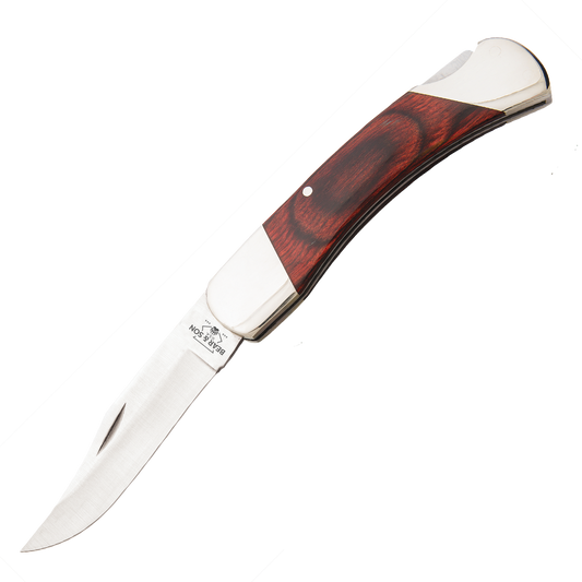 5″ Rosewood Professional Lockback w/ Sheath