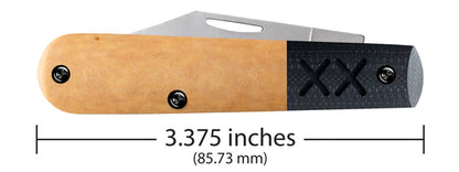 Crossroads™ Smooth Maple Valley Richlite® w/Black G-10 XR Barlow