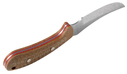 Sculpted Natural Canvas Laminate w/ Red G-10 Ridgeback® Hunter with Sheath