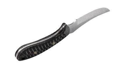 Sculpted Black Burlap Laminate Ridgeback® Hunter with Sheath