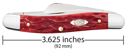 Peach Seed Jig Dark Red Bone CS Medium Stockman