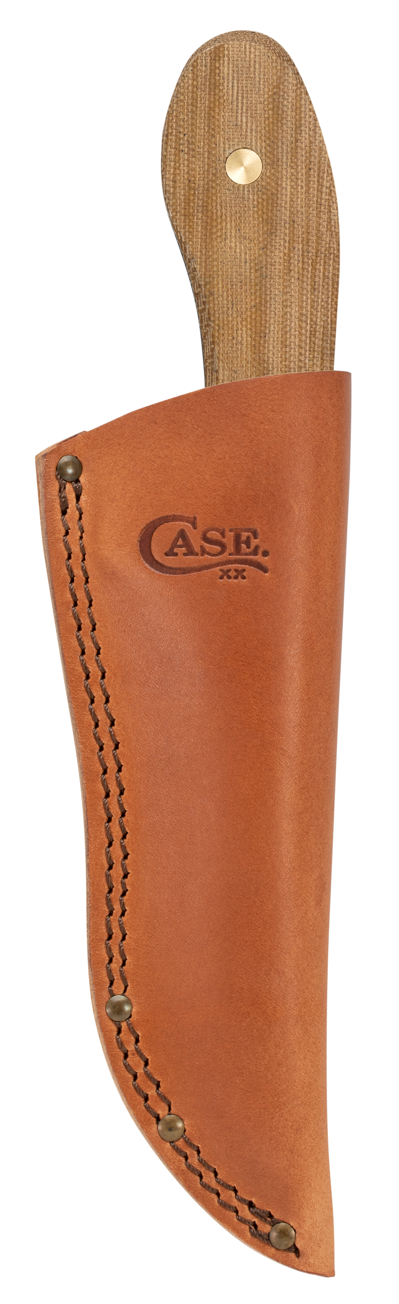 Case XX™ Sasquatch Skinner Tan Micarta & Caswell Carbon Steel 35102 Fixed Blade
