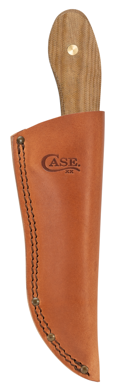 Case XX™ Sasquatch Skinner Tan Micarta & Caswell Carbon Steel 35102 Fixed Blade