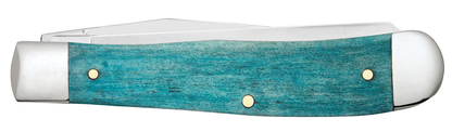 Embellished Smooth Natural Bone with Color Wash and Black Definition Trapper Cardinal (in Velvet Box)