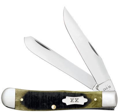 Sawcut Olive Green Bone Trapper