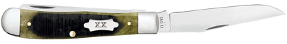 Sawcut Olive Green Bone Trapper