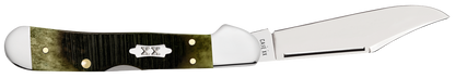 Sawcut Olive Green Bone Mini CopperLock