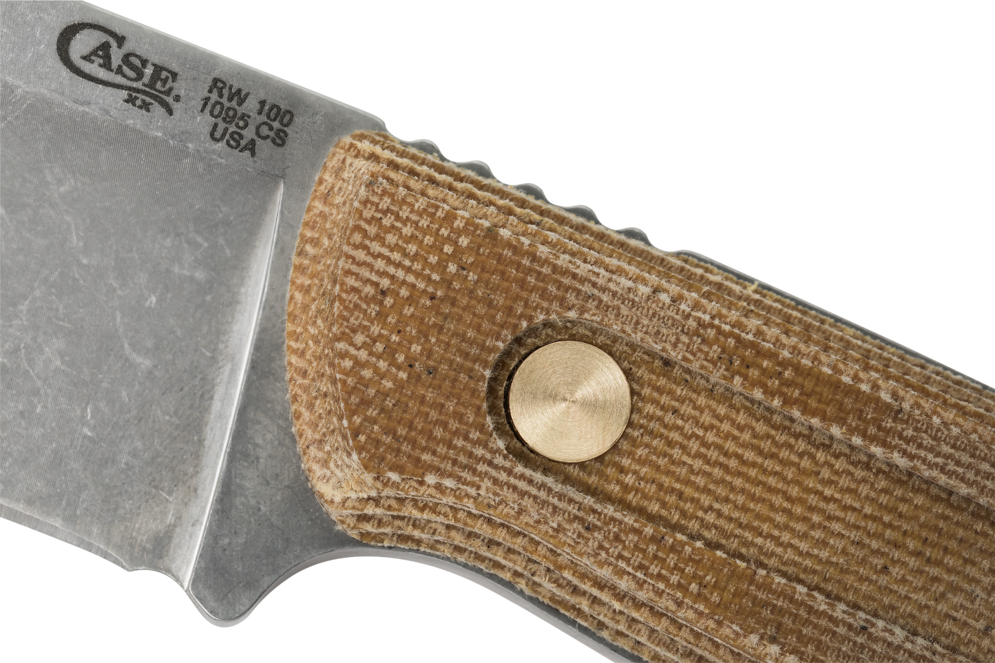 Roland Welker Smooth Natural Micarta® RW 100 Hunter