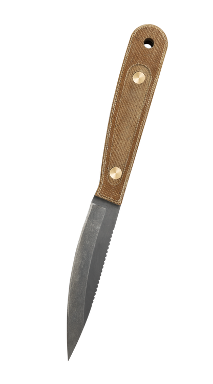 Roland Welker Smooth Natural Micarta® RW Caper