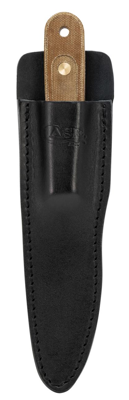 Roland Welker Smooth Natural Micarta® RW Caper