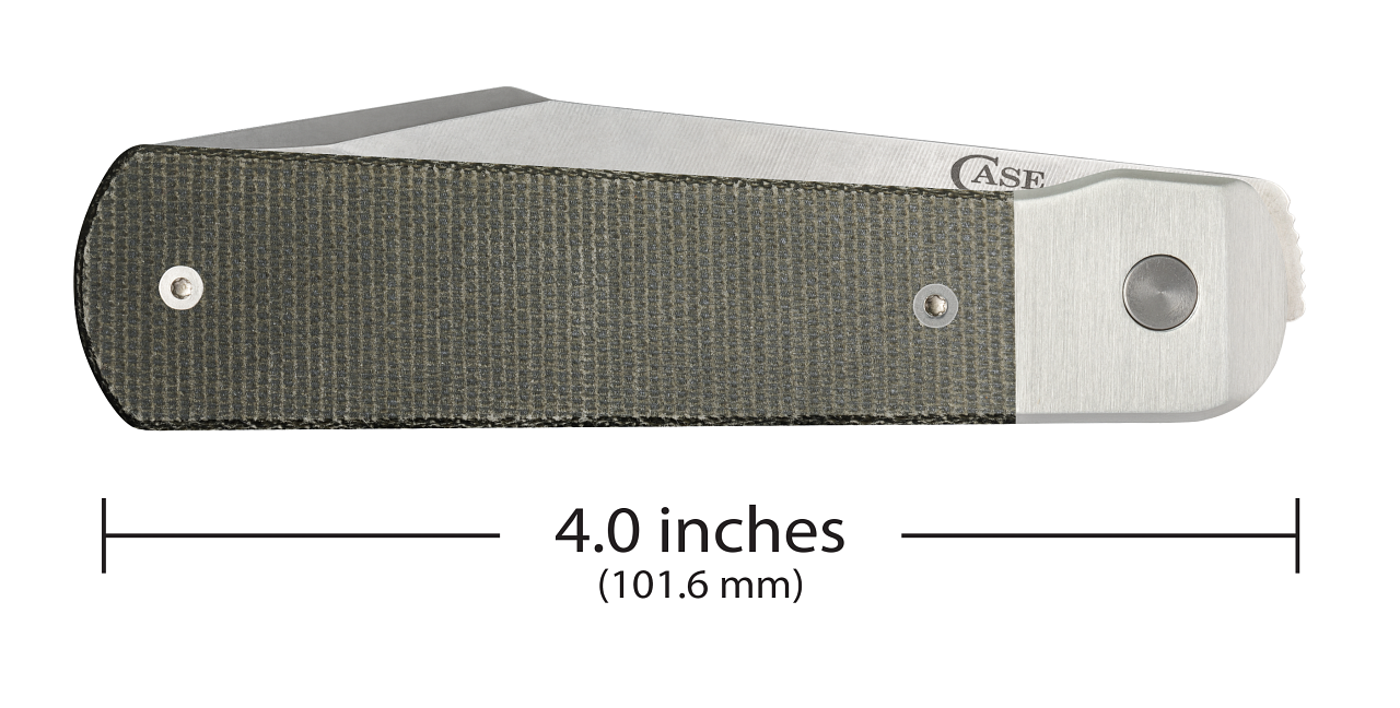 Smooth OD Green Canvas Micarta® Longhouse®