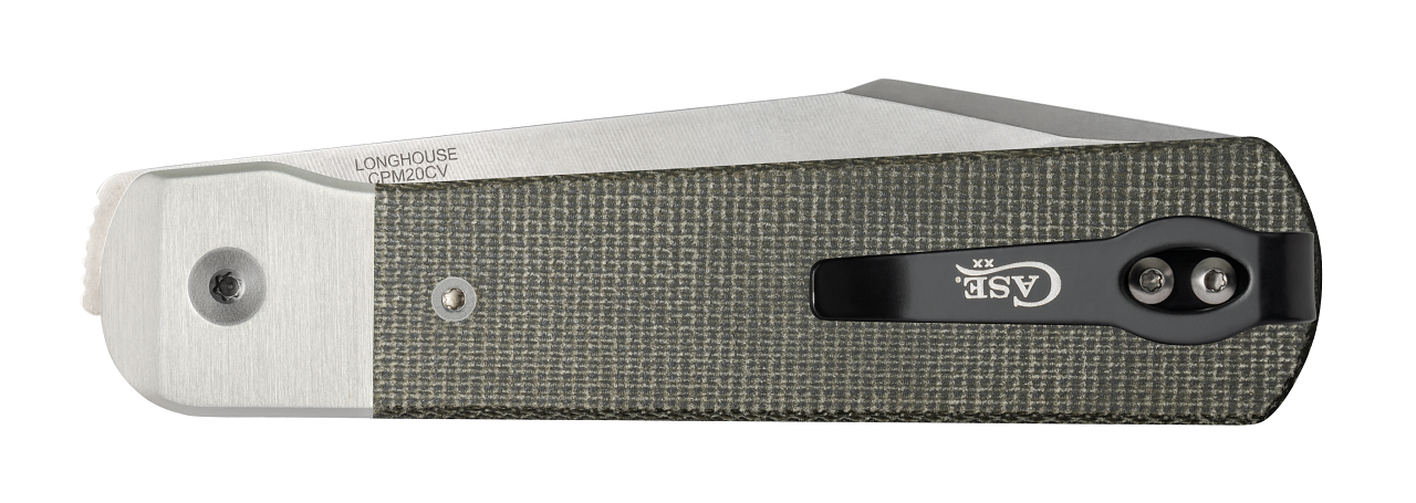 Smooth OD Green Canvas Micarta® Longhouse®