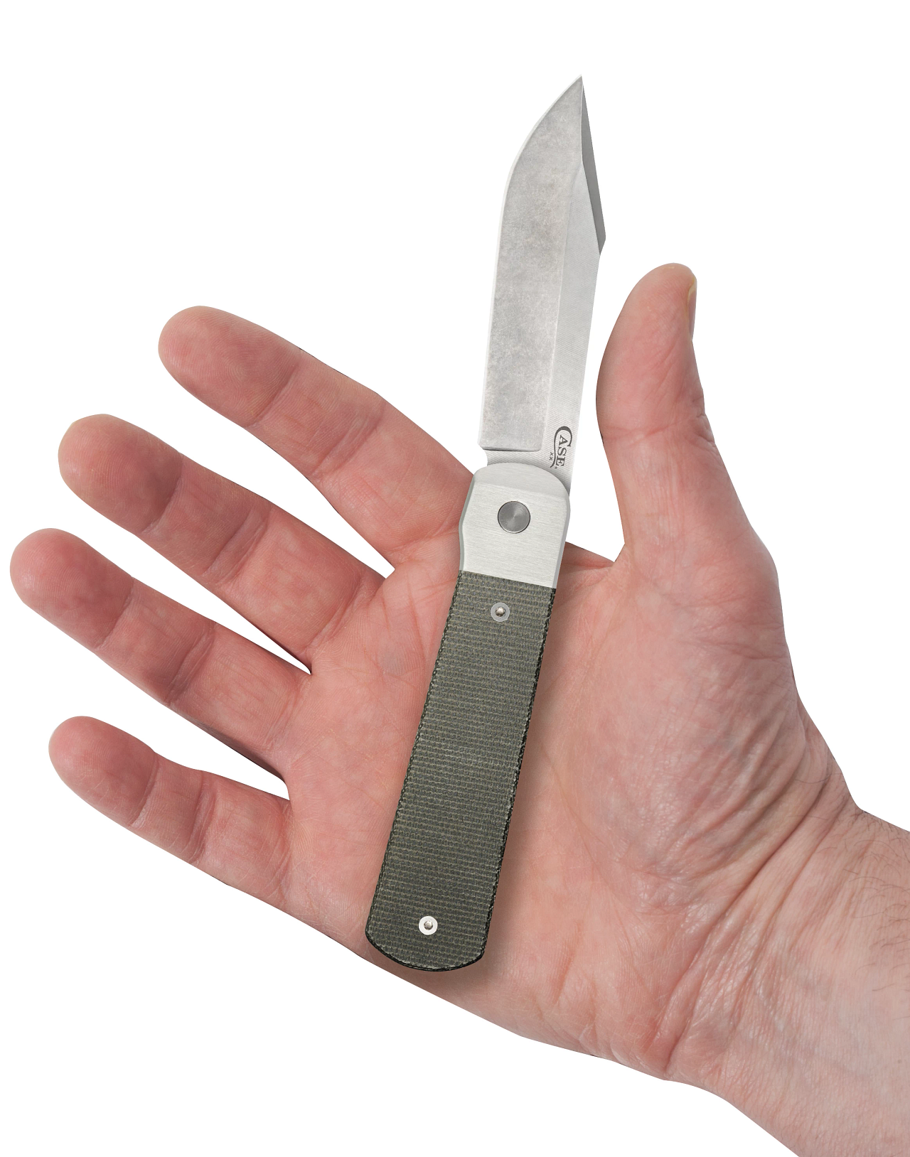 Smooth OD Green Canvas Micarta® Longhouse®