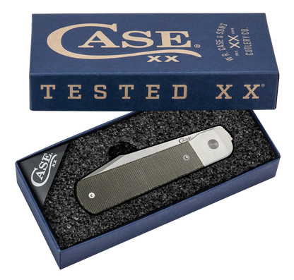 Smooth OD Green Canvas Micarta® Longhouse®