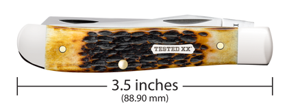 Burnt Amber Bone Jig CS Mini Trapper