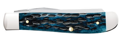 Peach Seed Jig Pocket Worn® Mediterranean Blue Bone Tiny Trapper